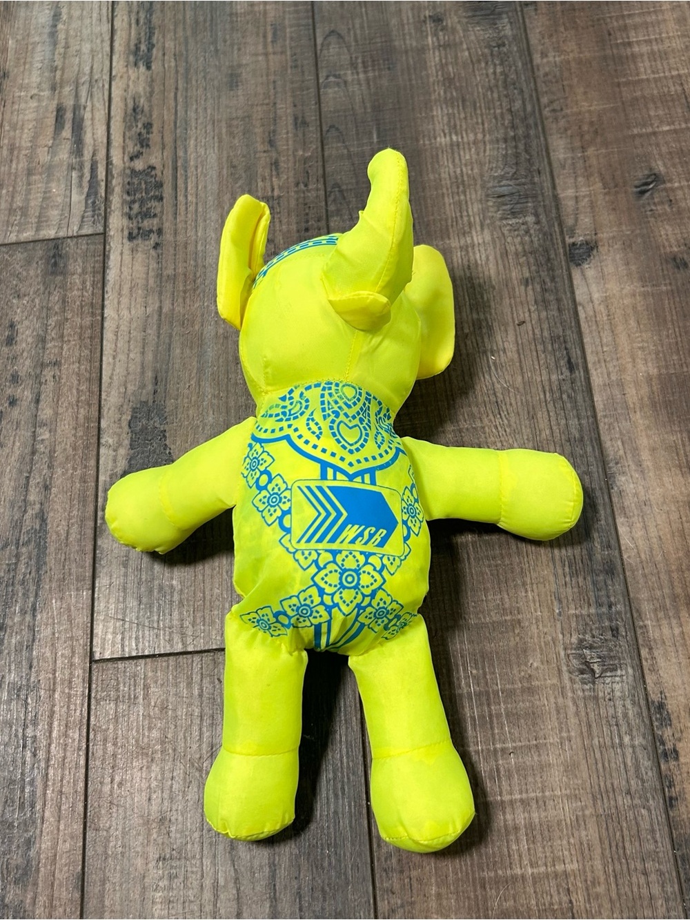 Eleph Lifestyle Chalu Lime / Blue Foldable Bag Elephant Plush